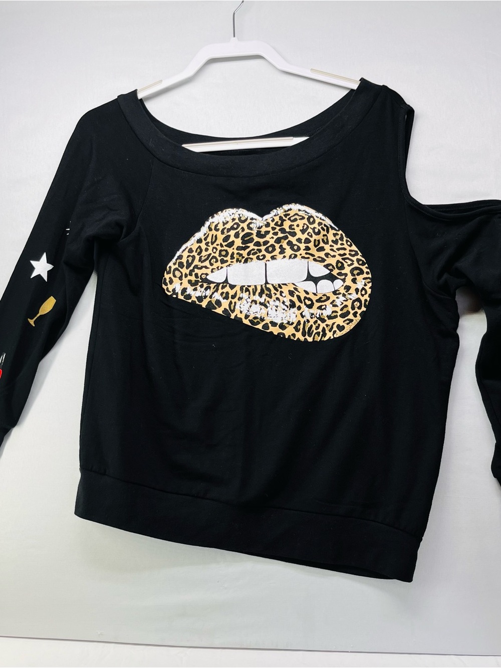 Lauren‎ Moshi Black Pullover Sweatshirt